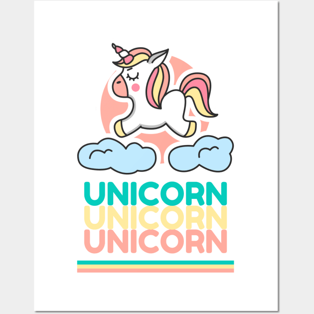 Unicorns are REAL Wall Art by Naumovski